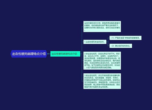 出血性梗死病理特点介绍