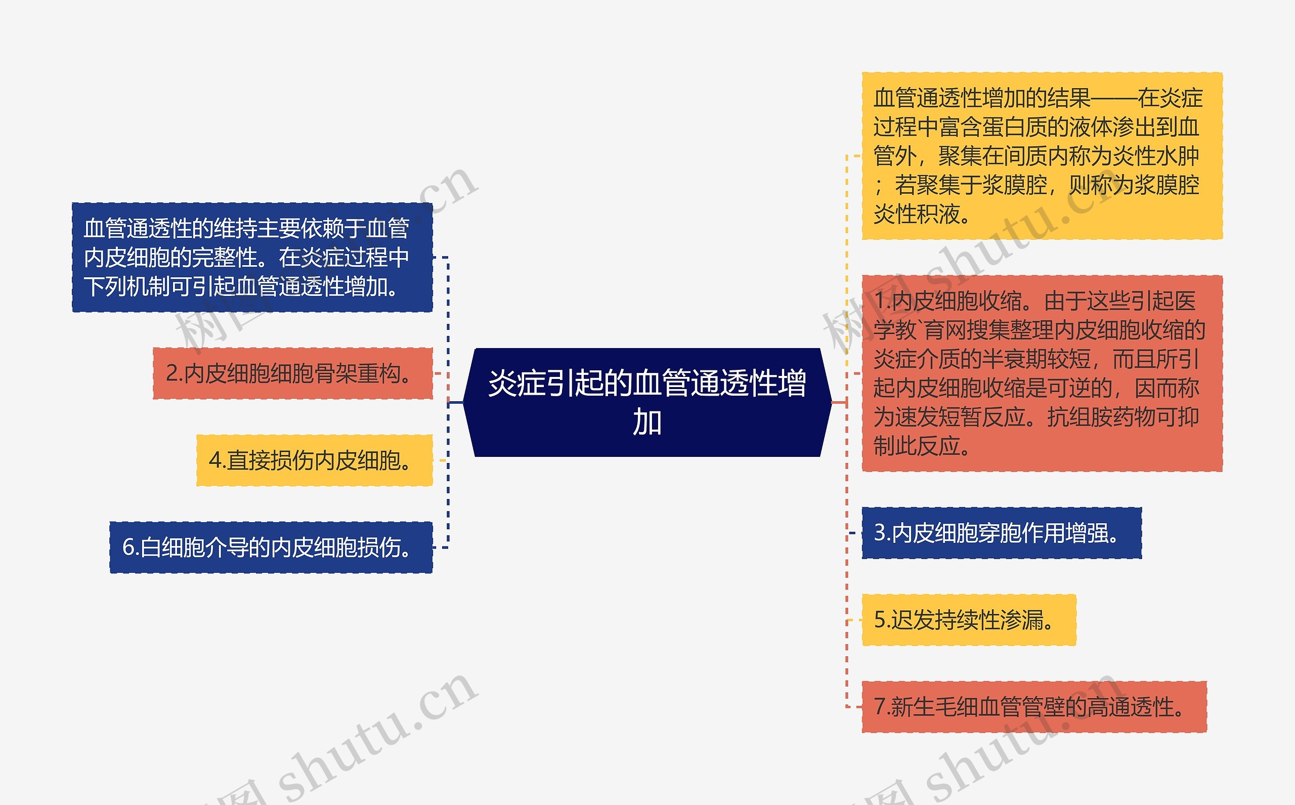 炎症引起的血管通透性增加