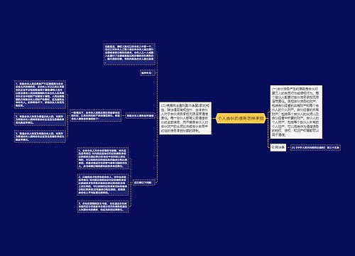 个人合伙的债务怎样承担