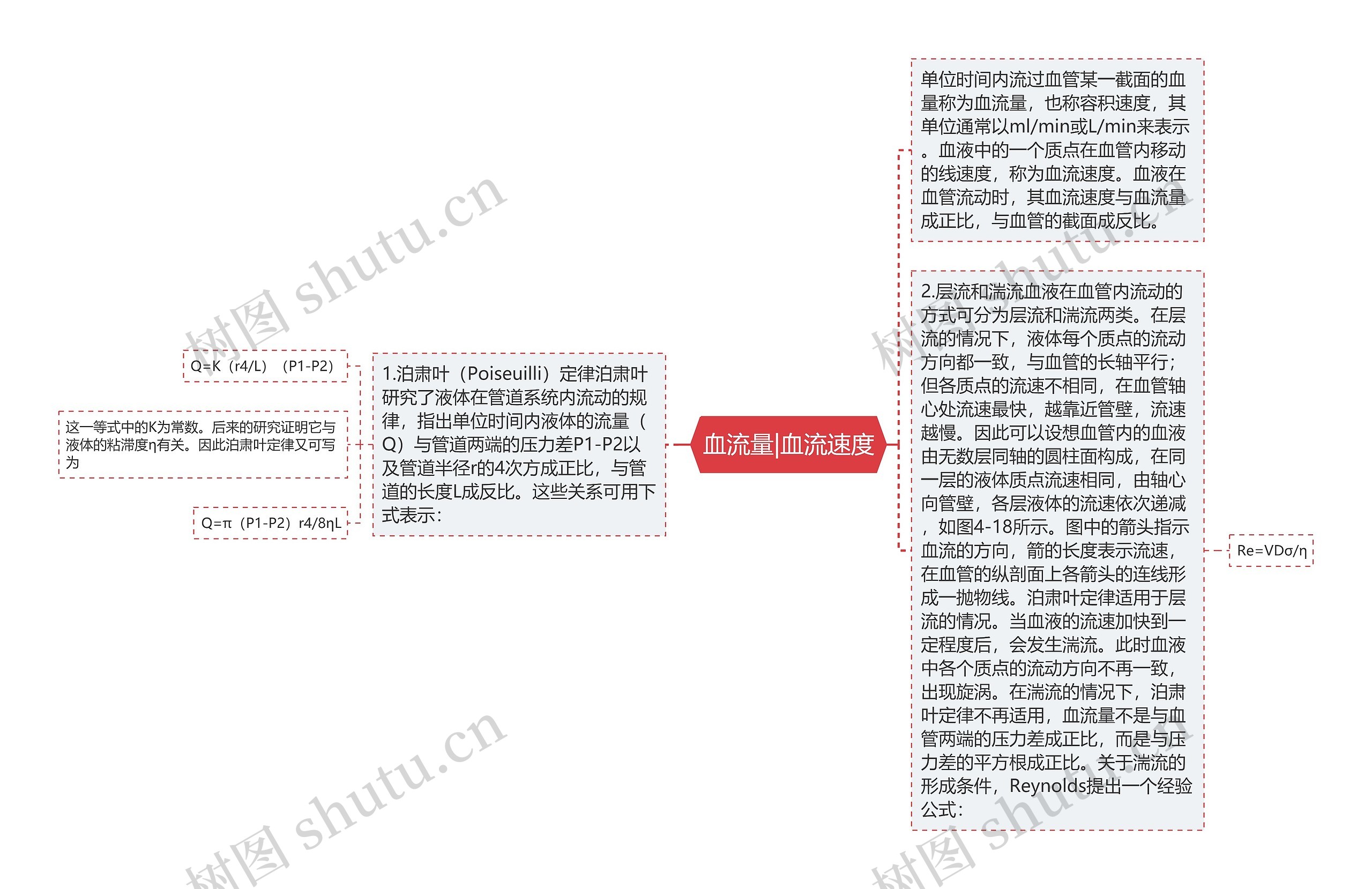 血流量|血流速度思维导图