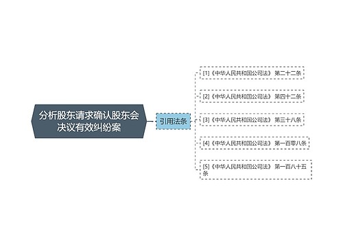 分析股东请求确认股东会决议有效纠纷案