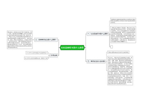 化妆品授权书是什么意思