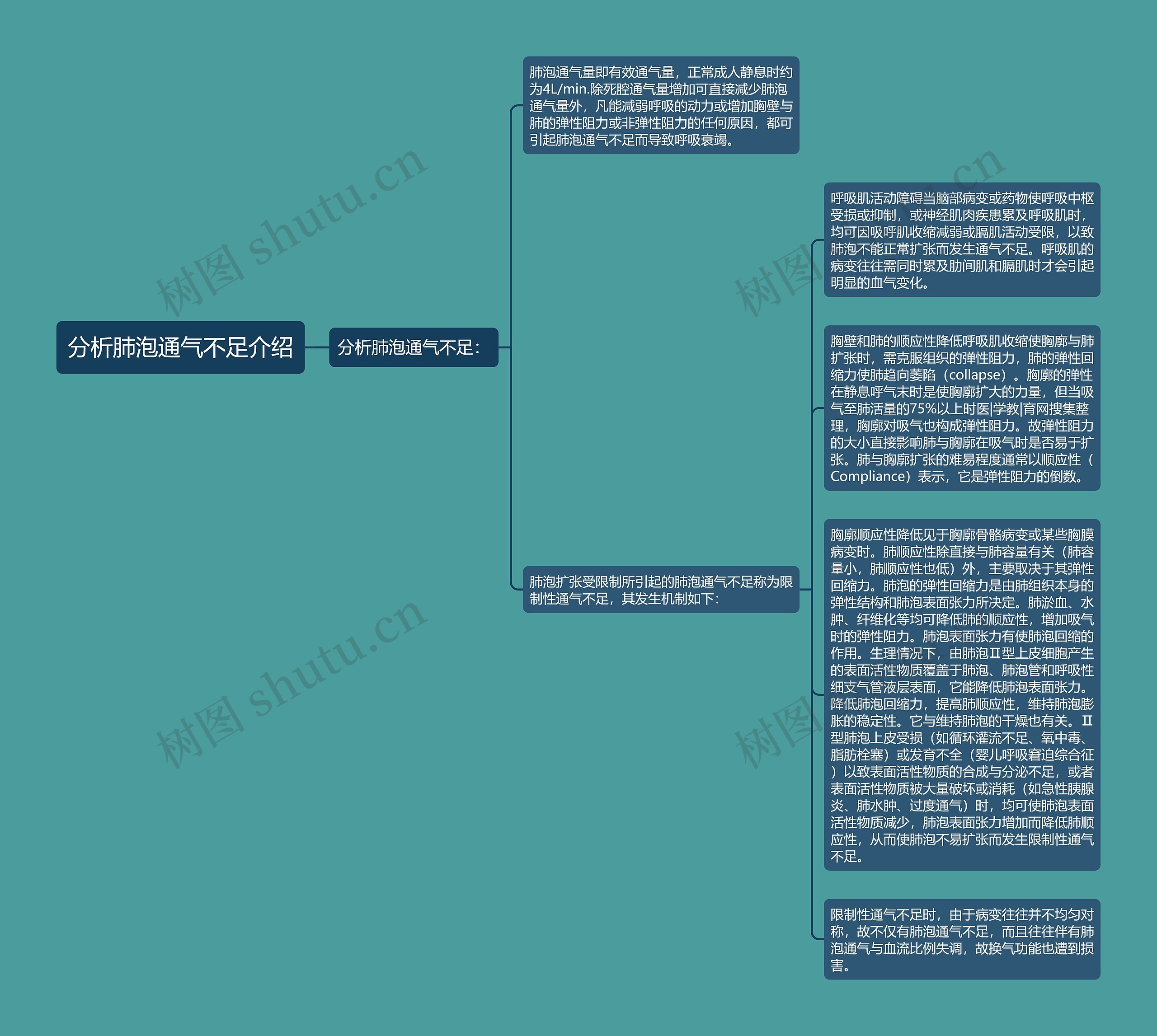 分析肺泡通气不足介绍