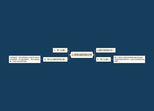 心音形成机制分析