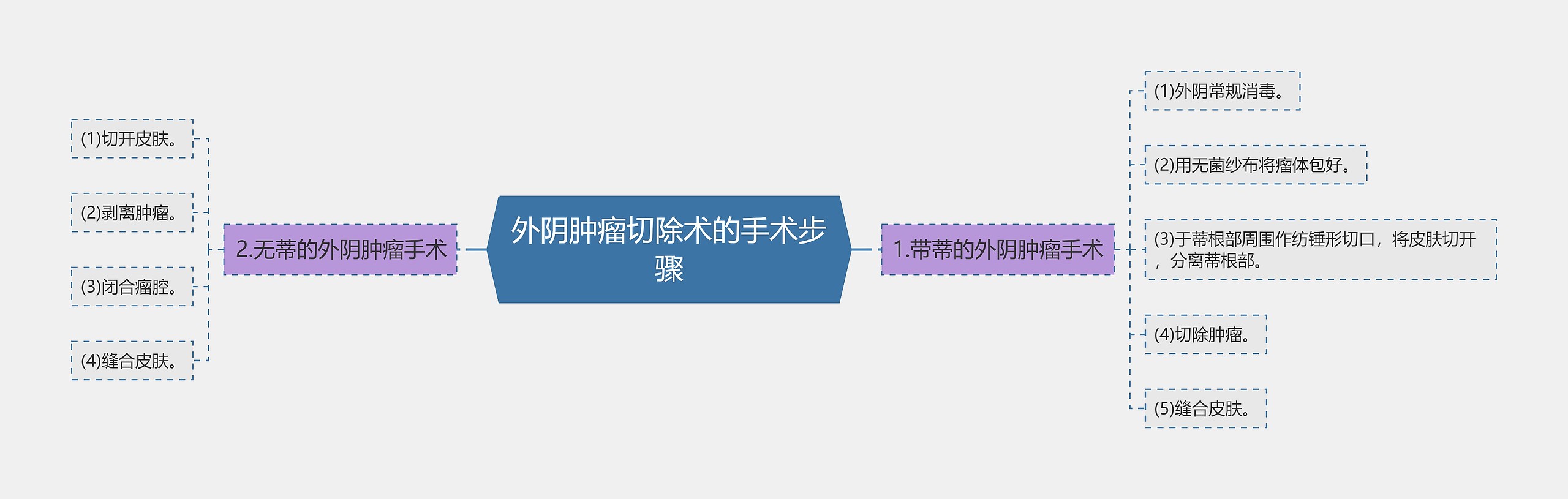 外阴肿瘤切除术的手术步骤