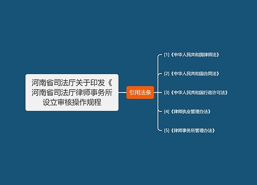 河南省司法厅关于印发《河南省司法厅律师事务所设立审核操作规程