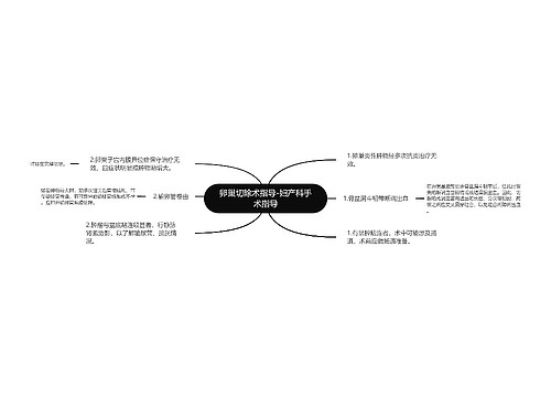 卵巢切除术指导-妇产科手术指导