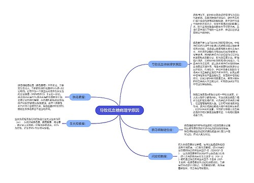 导致低血糖病理学原因