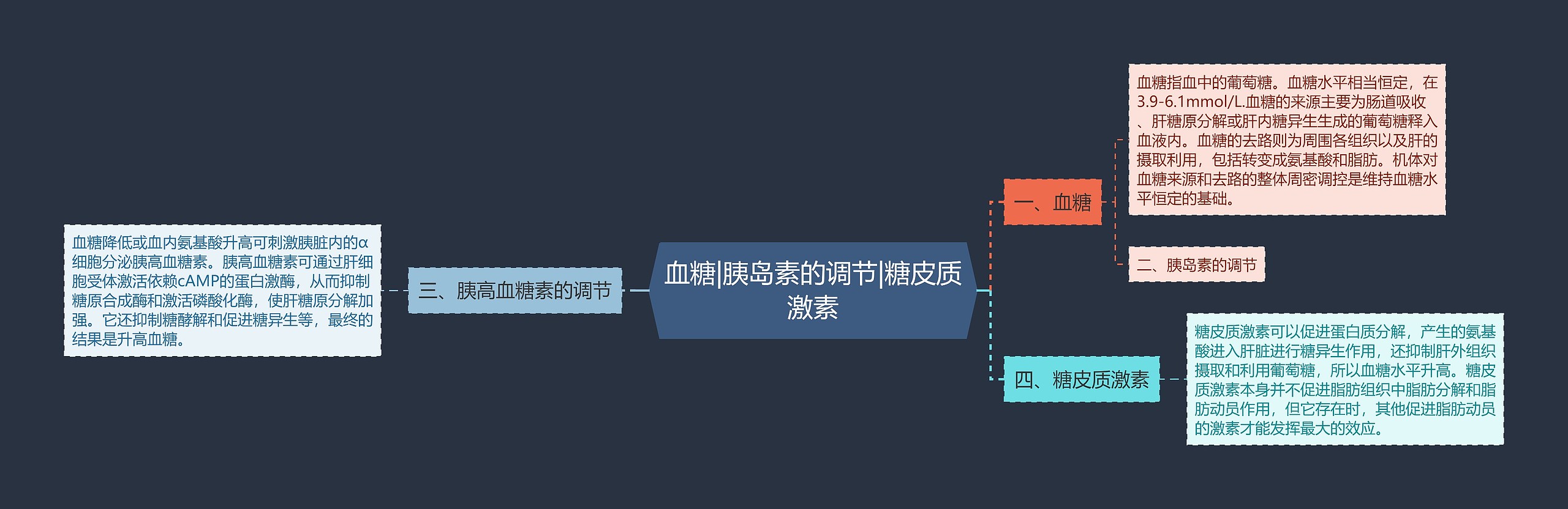 血糖|胰岛素的调节|糖皮质激素