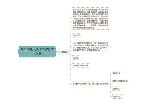 子宫切除术的适应证及手术效果