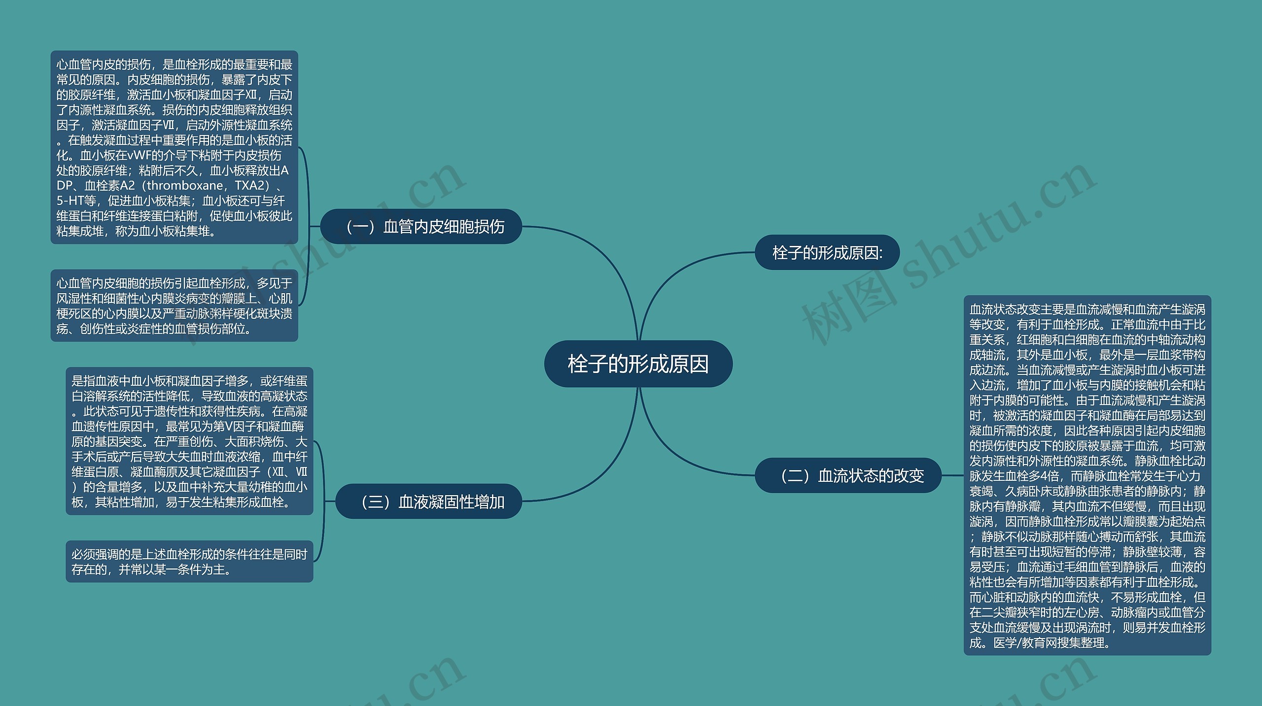 栓子的形成原因 栓子的形成原因
