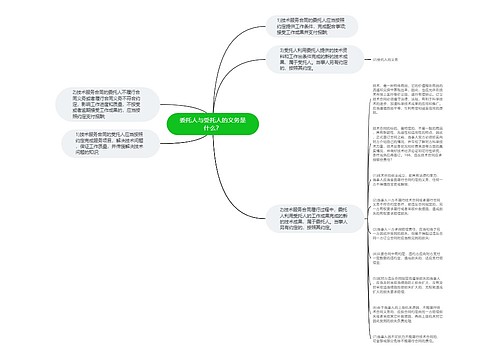 委托人与受托人的义务是什么？