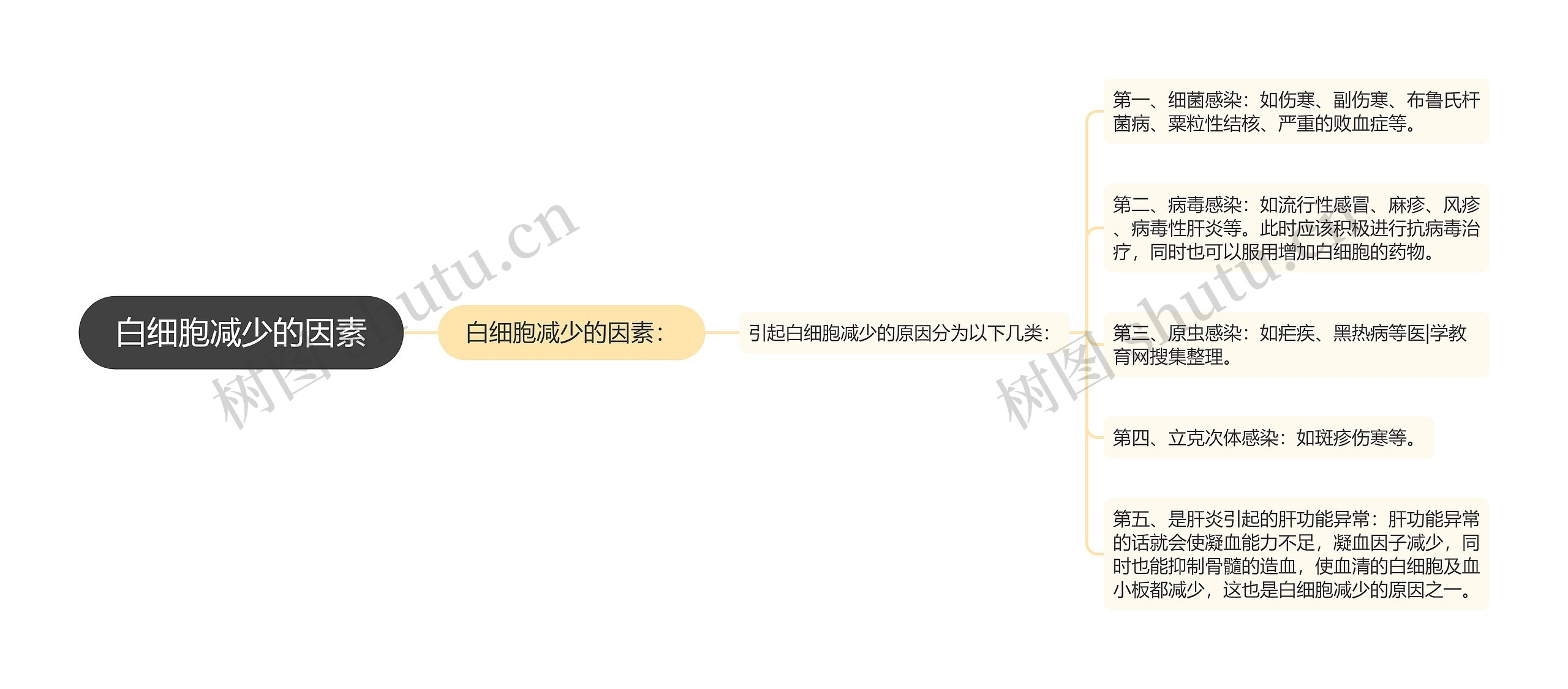 白细胞减少的因素