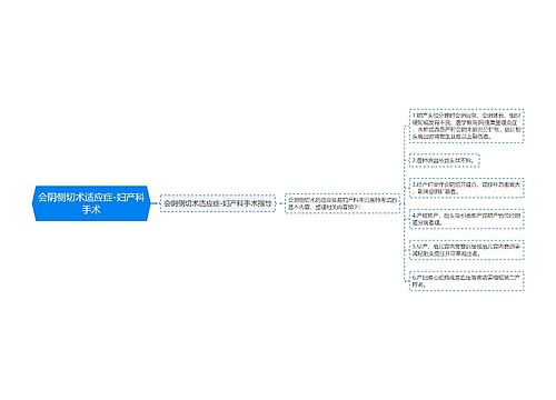 会阴侧切术适应症-妇产科手术