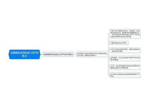 会阴侧切术适应症-妇产科手术