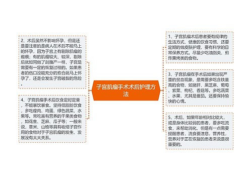 子宫肌瘤手术术后护理方法