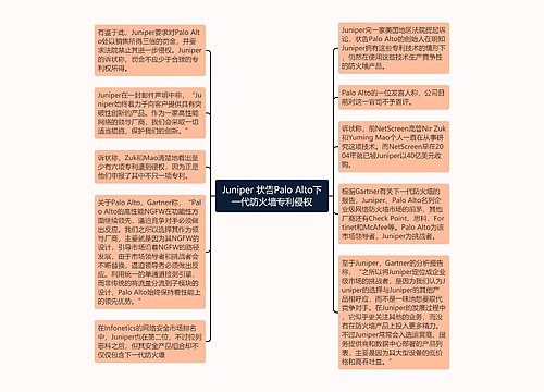 Juniper 状告Palo Alto下一代防火墙专利侵权