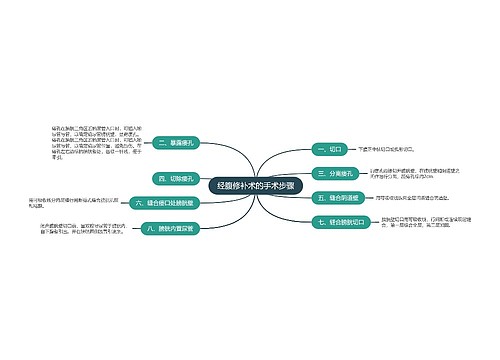 经腹修补术的手术步骤