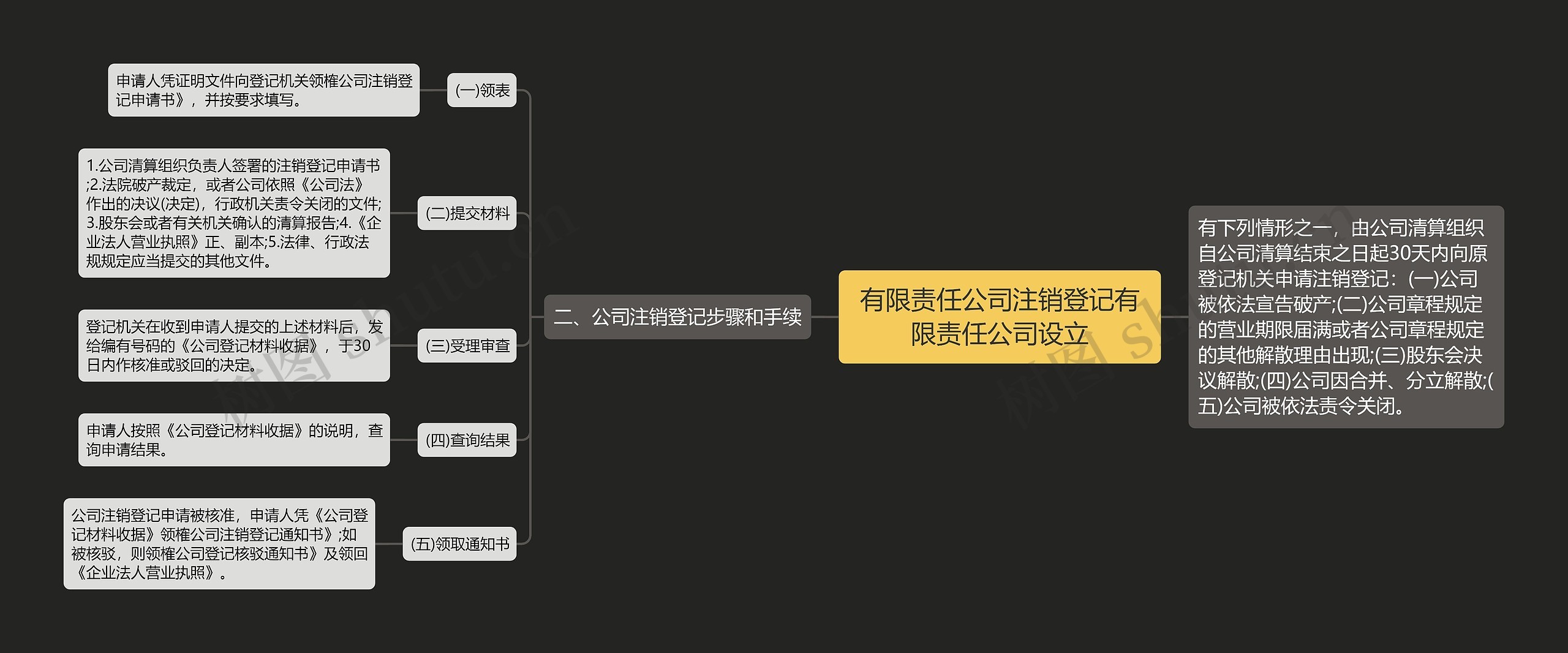 有限责任公司注销登记有限责任公司设立