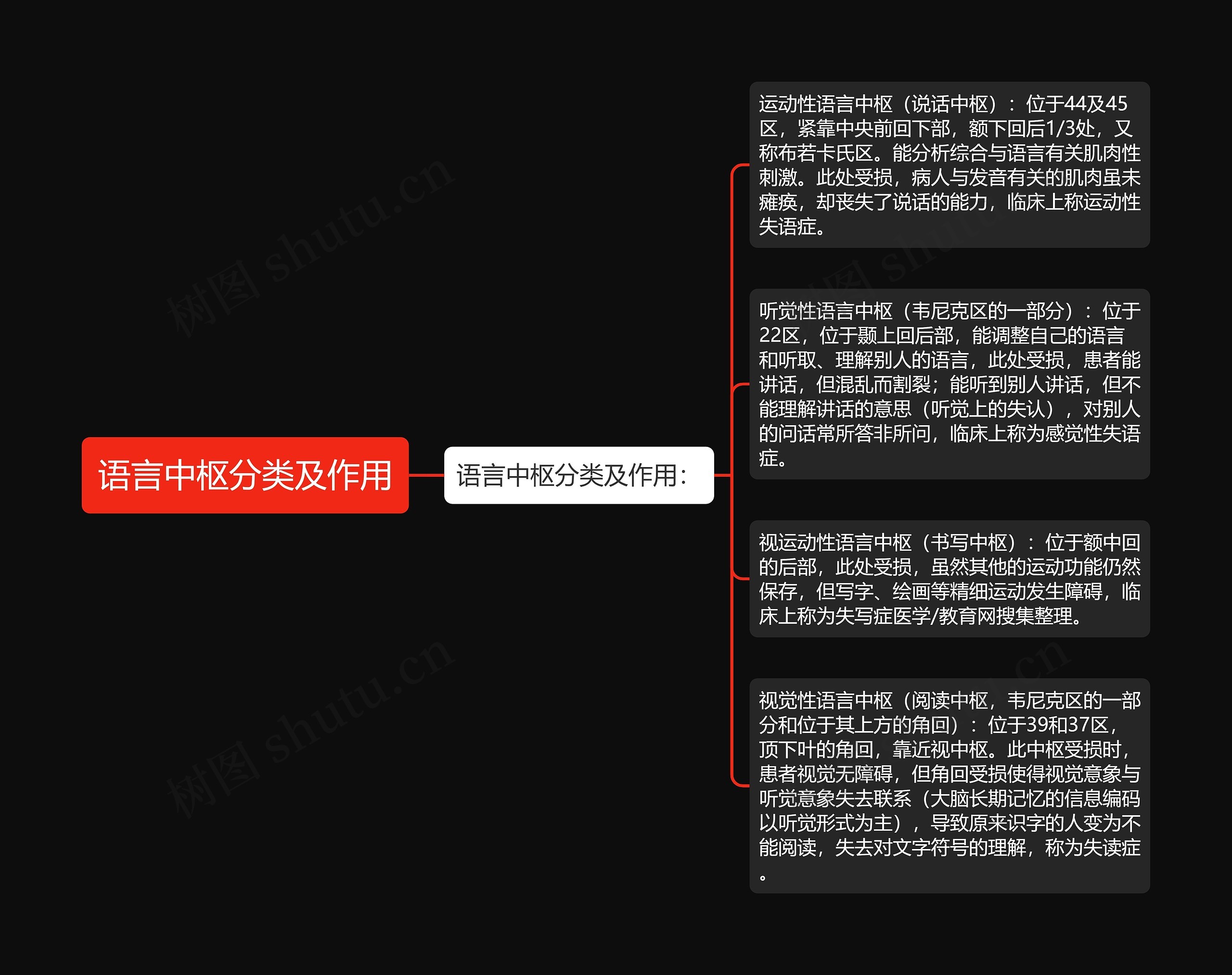 语言中枢分类及作用 语言中枢分类及作用