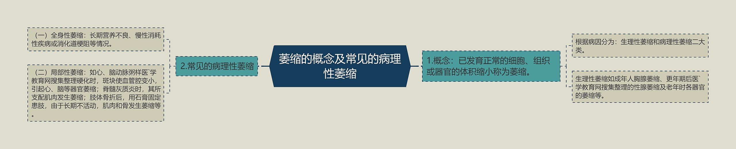 萎缩的概念及常见的病理性萎缩 萎缩的概念及常见的病理性萎缩