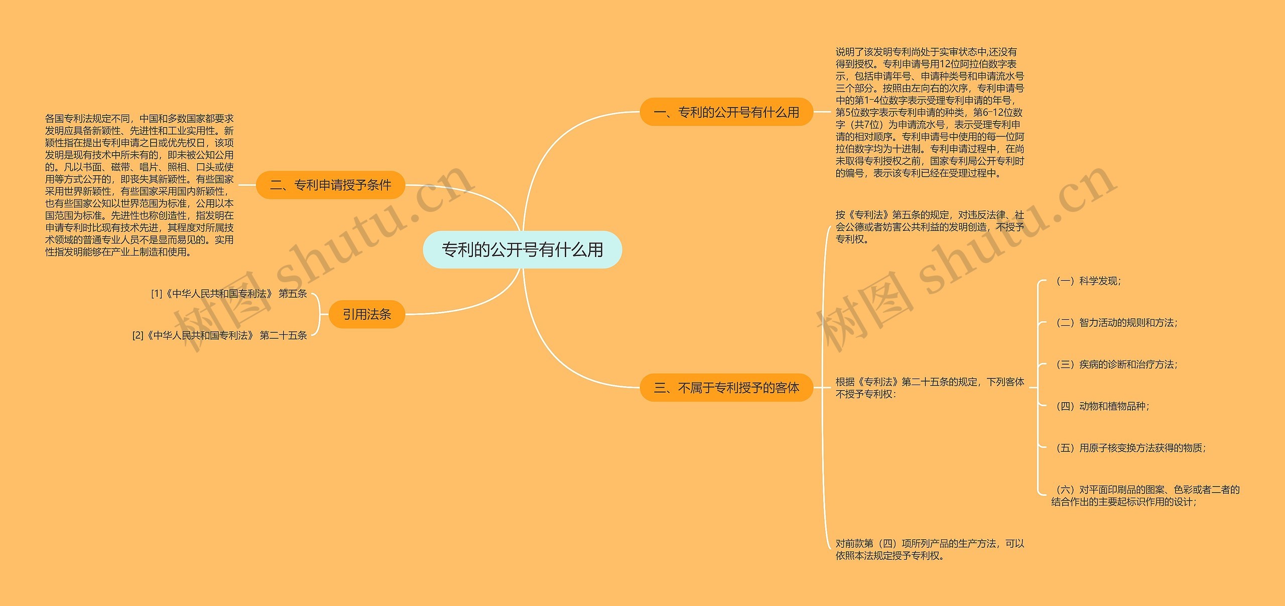 专利的公开号有什么用思维导图