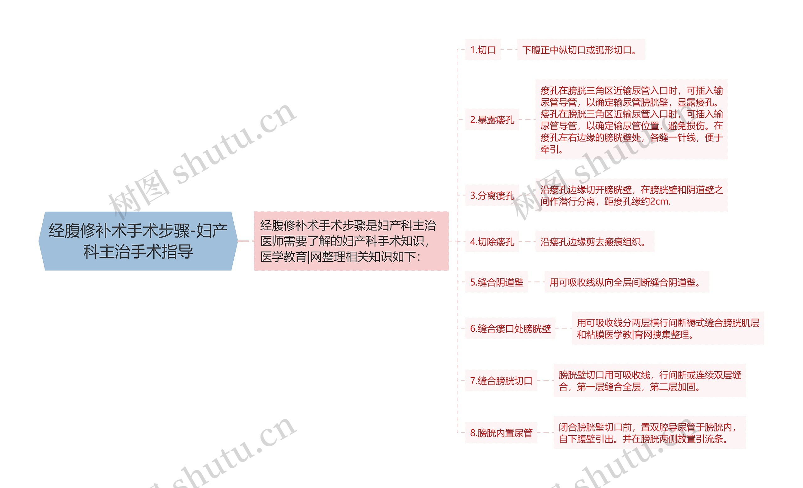 经腹修补术手术步骤-妇产科主治手术指导