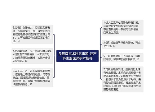 负压吸宫术注意事项-妇产科主治医师手术指导