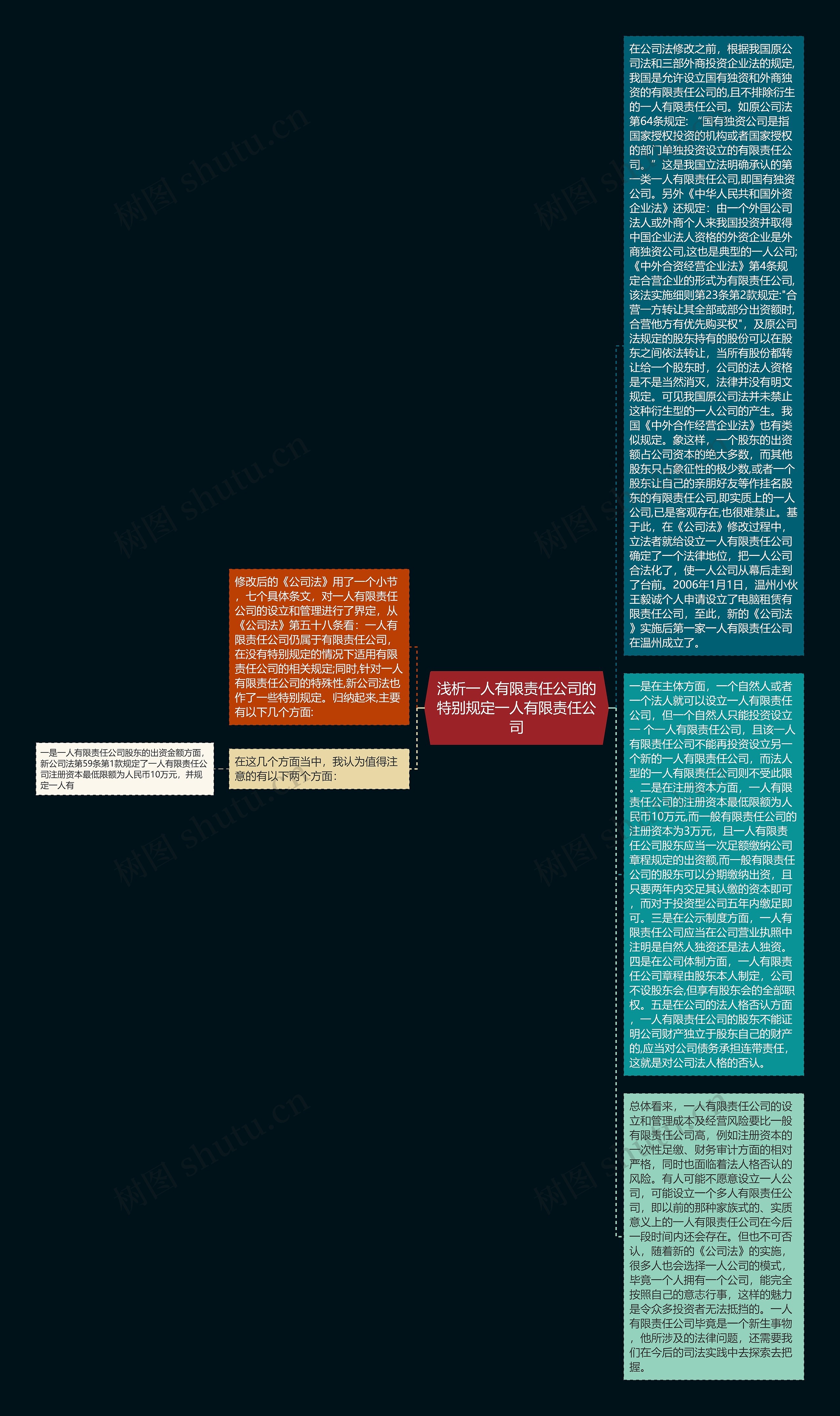 浅析一人有限责任公司的特别规定一人有限责任公司