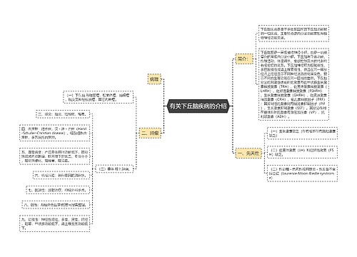 有关下丘脑疾病的介绍