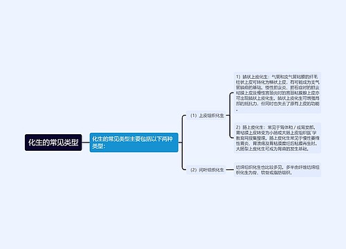 化生的常见类型