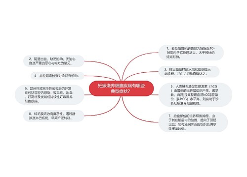 妊娠滋养细胞疾病有哪些典型症状？