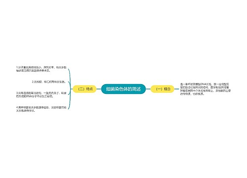 细菌染色体的简述