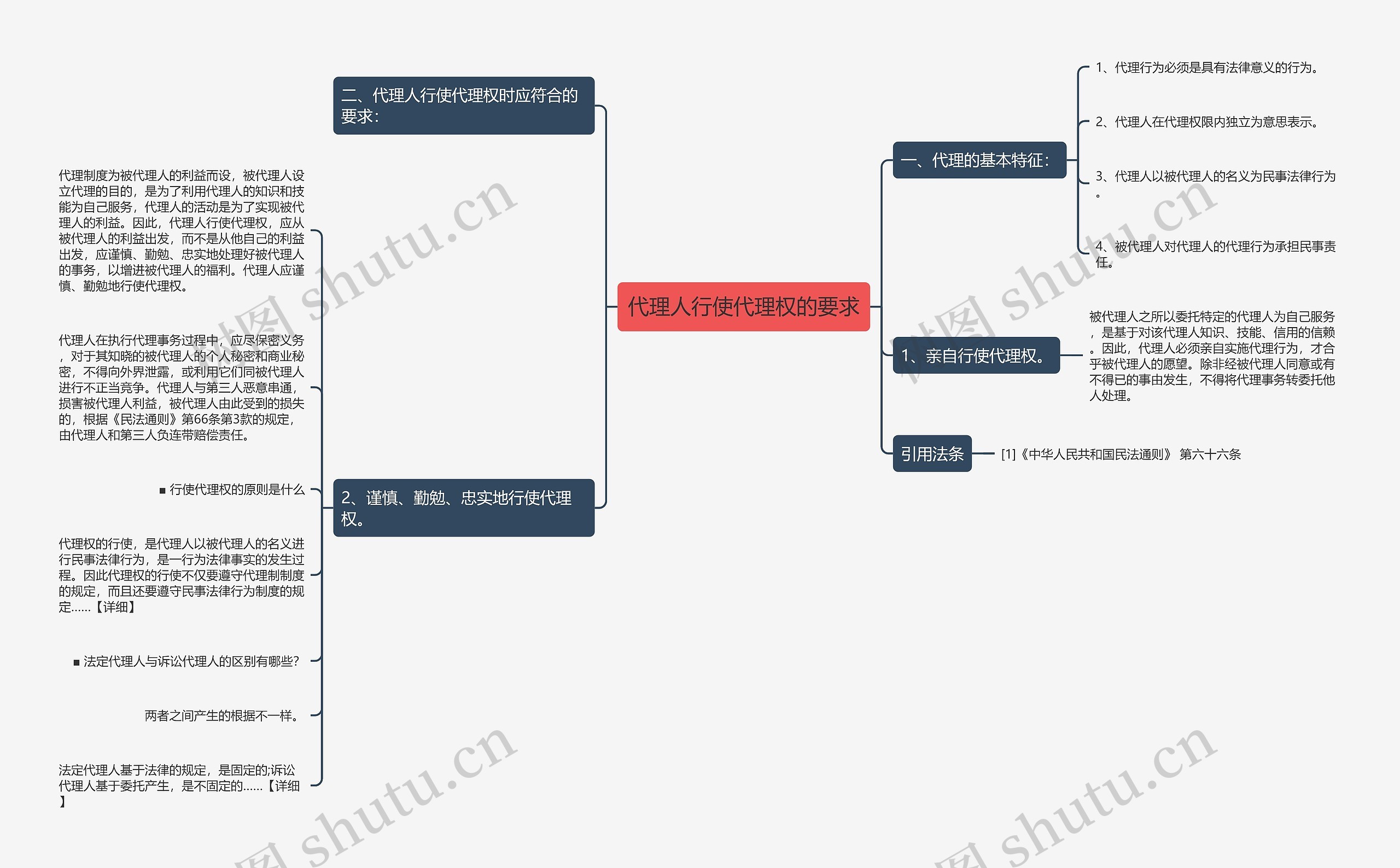 代理人行使代理权的要求 代理人行使代理权的要求