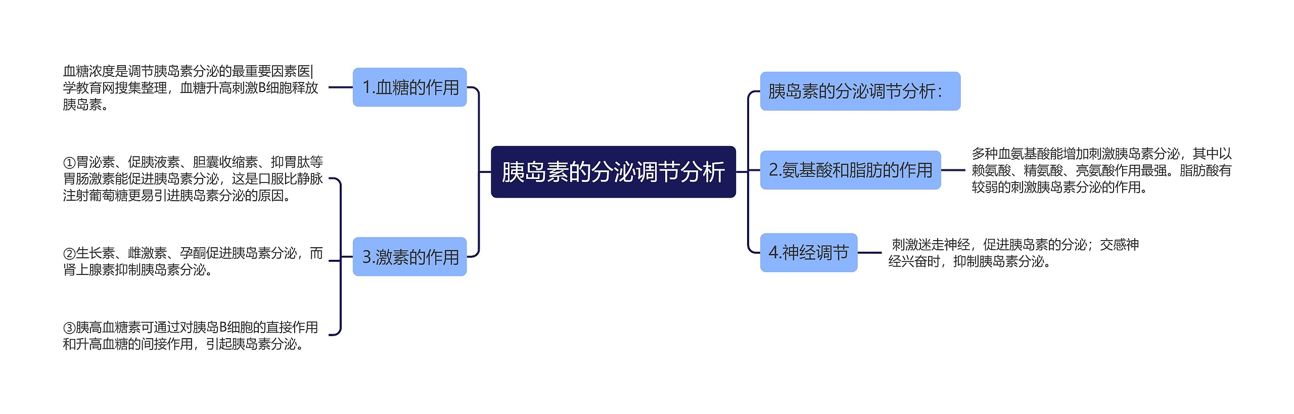 胰岛素的分泌调节分析