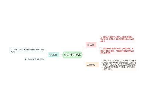 宫颈锥切手术