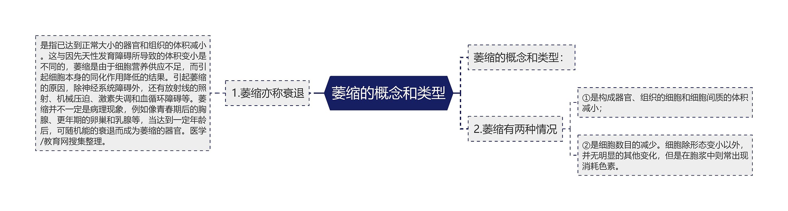 萎缩的概念和类型