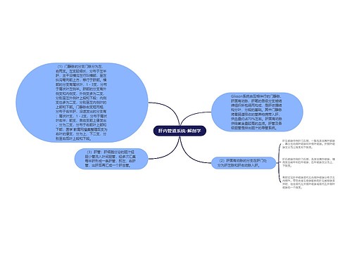 肝内管道系统-解剖学