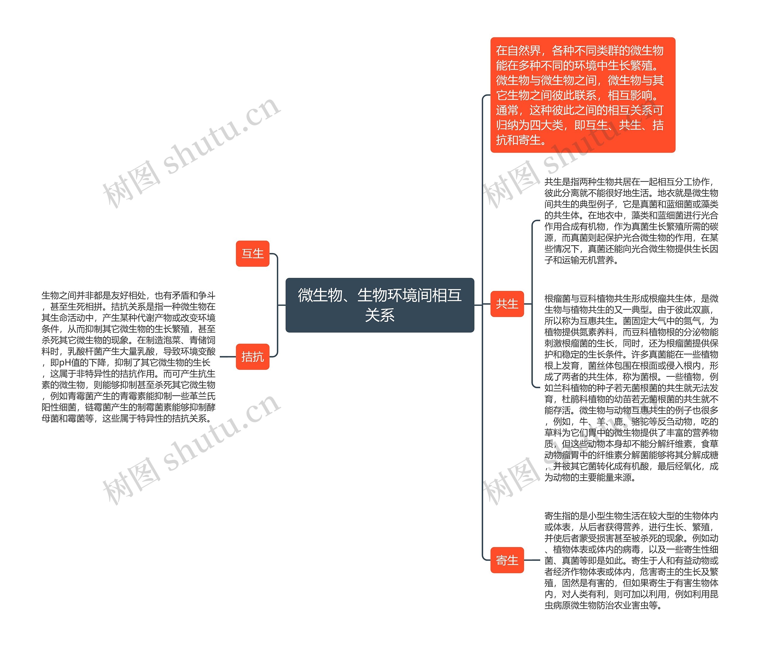 微生物、生物环境间相互关系