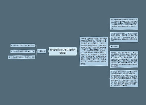 合伙抢劫躲10年终落法网受惩罚