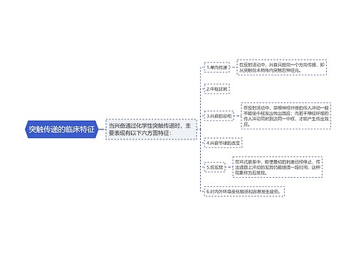 突触传递的临床特征