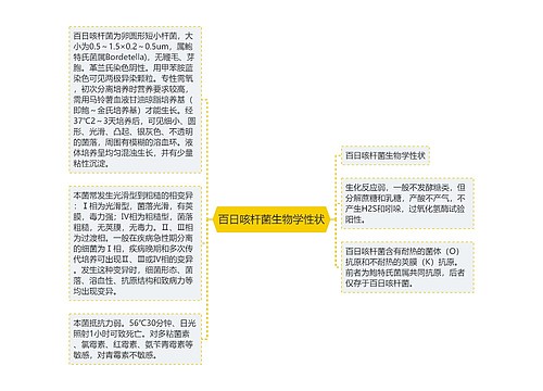 百日咳杆菌生物学性状