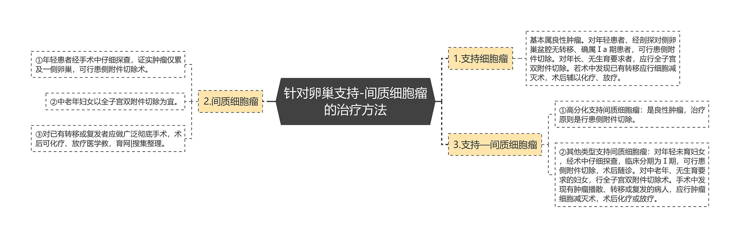 针对卵巢支持-间质细胞瘤的治疗方法