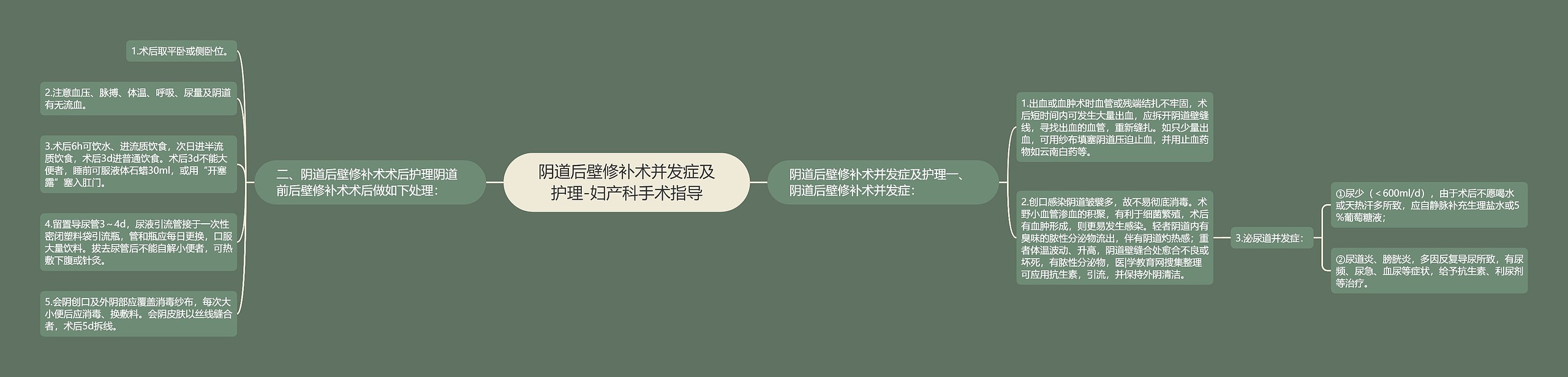 阴道后壁修补术并发症及护理-妇产科手术指导