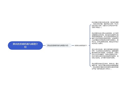 肺炎的发病机制与病理介绍