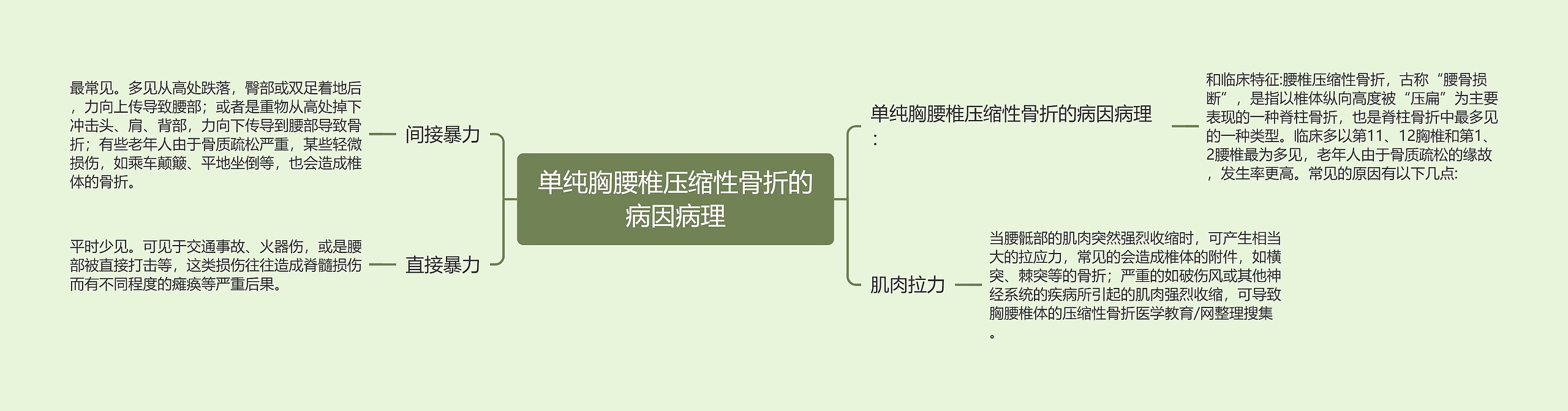 单纯胸腰椎压缩性骨折的病因病理 单纯胸腰椎压缩性骨折的病因病理