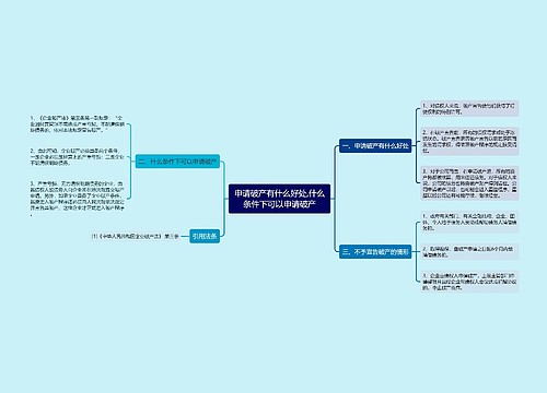 申请破产有什么好处,什么条件下可以申请破产