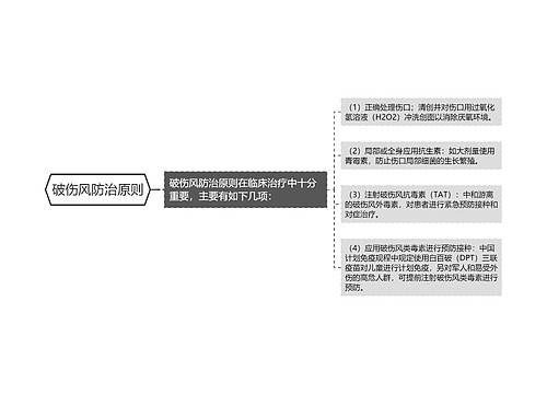 破伤风防治原则