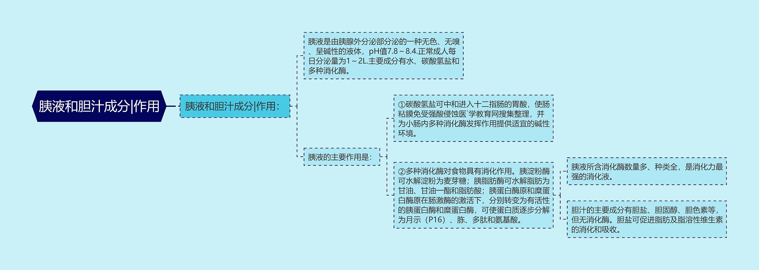 胰液和胆汁成分|作用 胰液和胆汁成分|作用