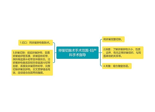 卵巢切除术手术范围-妇产科手术指导